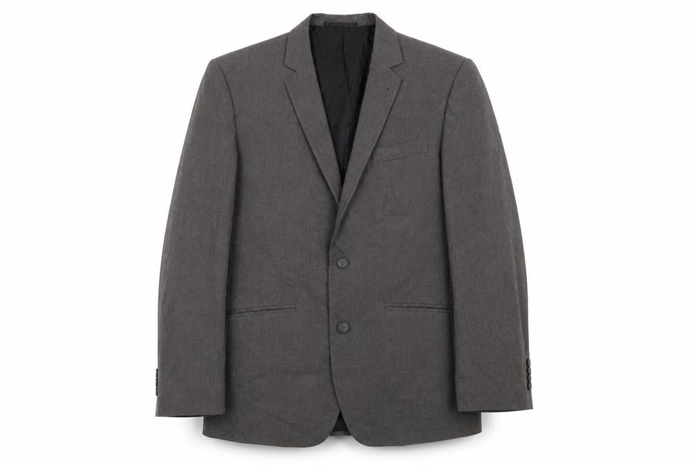 Front view of Taylor & Wright men’s grey jacket blazer, size 38