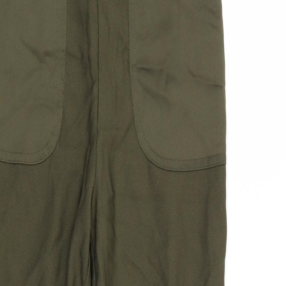 by very Womens Green   Trousers  Size 8 L28 in - Stretch waistband