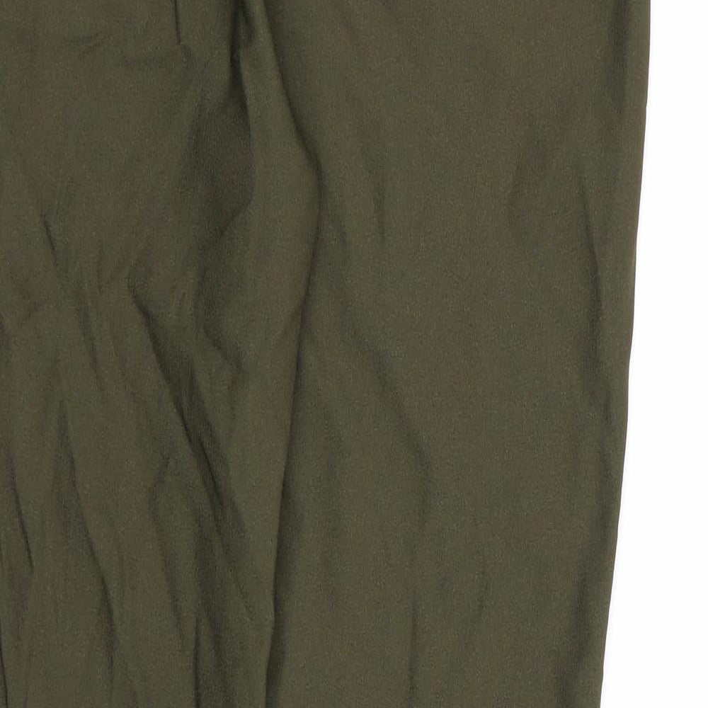 by very Womens Green   Trousers  Size 8 L28 in - Stretch waistband