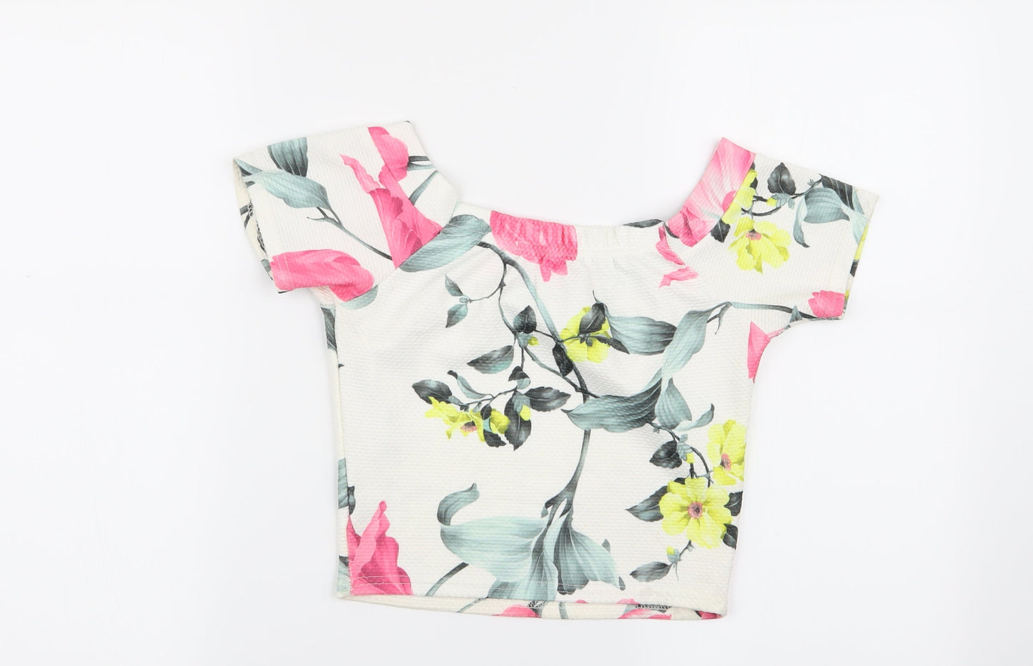 Quiz Womens Multicoloured Floral  Basic Blouse Size 8