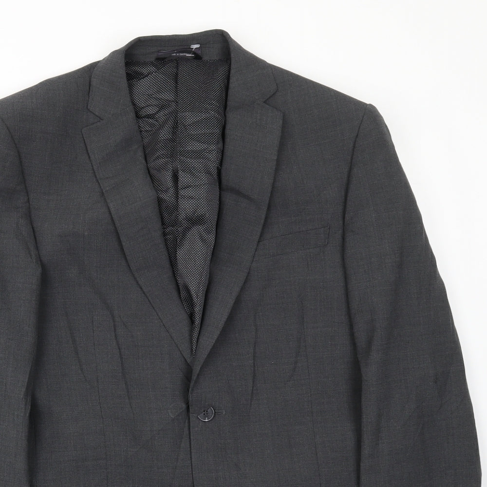 M&S Mens Grey   Jacket Blazer Size 40