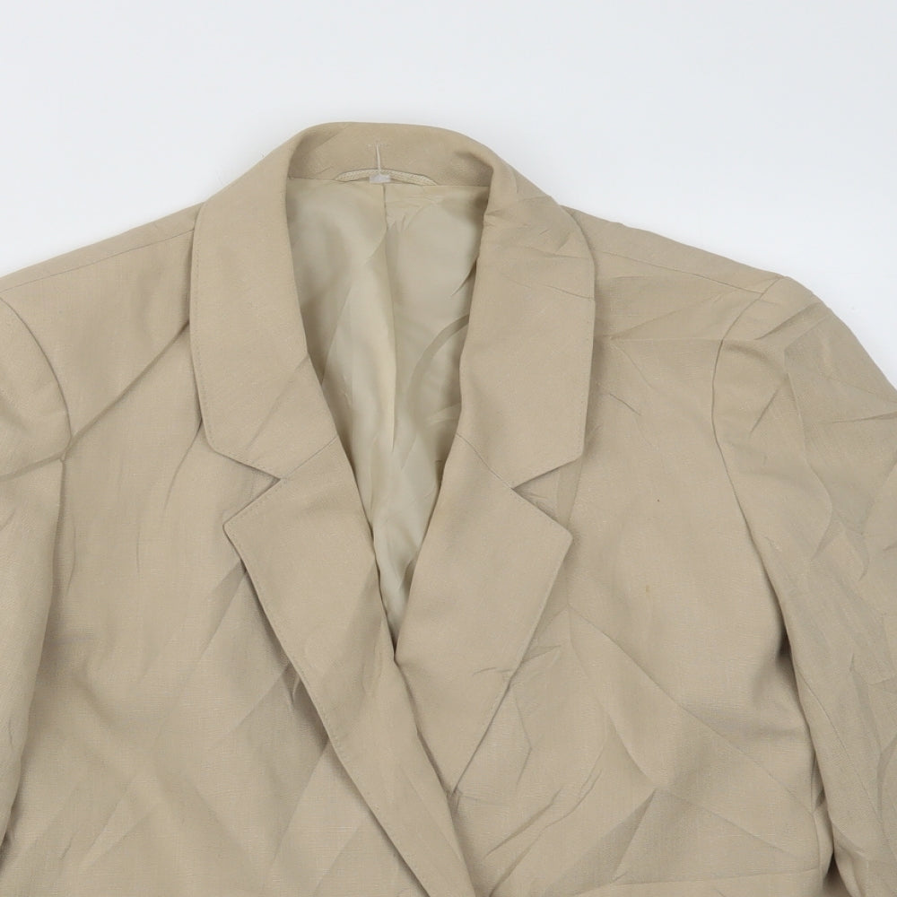 st michael Womens Beige   Jacket Blazer Size 12