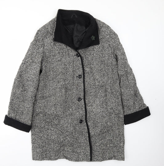 BHS Womens Grey   Jacket Coat Size 14