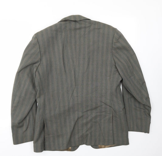 Supreme Mens Brown Striped  Jacket Blazer Size 42