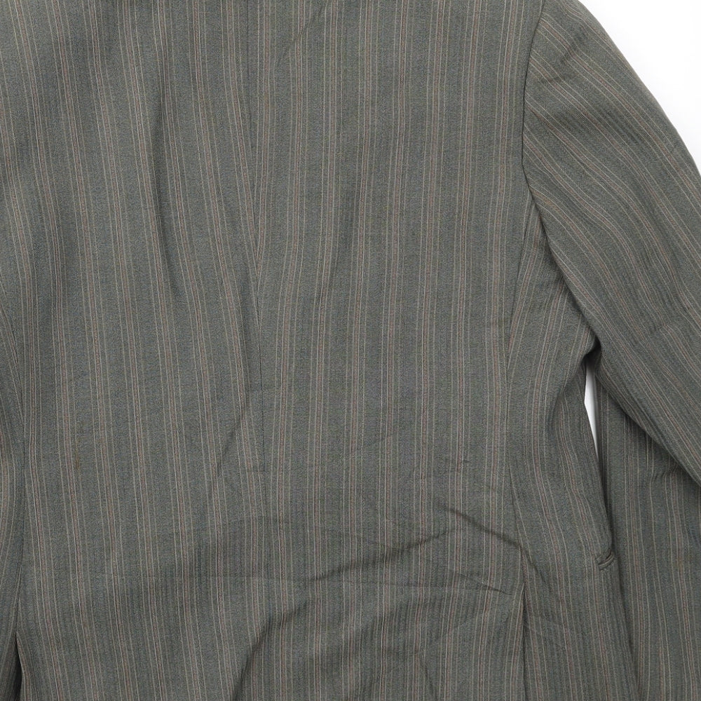 Supreme Mens Brown Striped  Jacket Blazer Size 42
