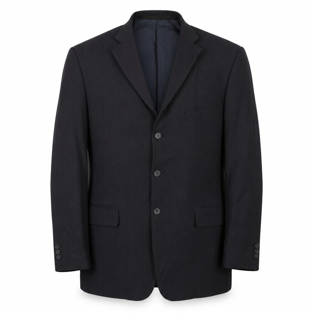 M&S Mens Blue Striped  Jacket Blazer Size 42