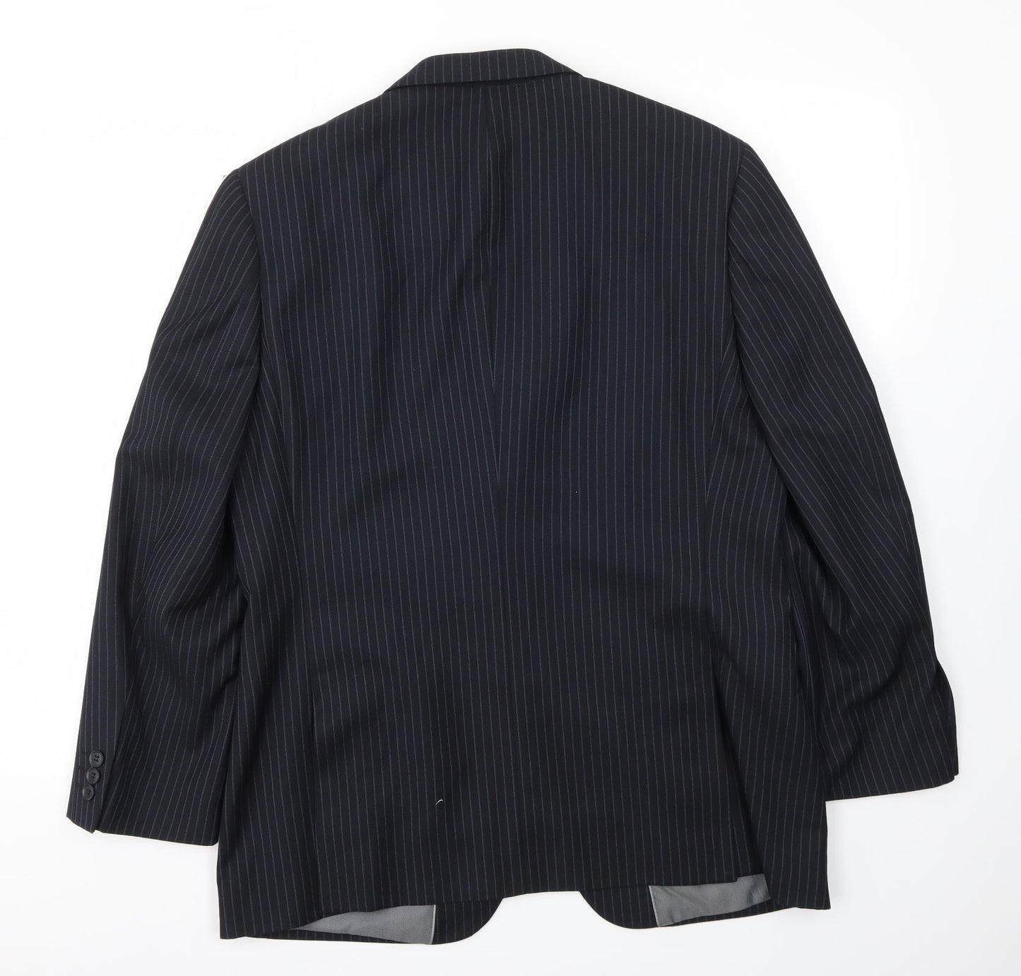 BHS Mens Blue Striped  Jacket Blazer Size 40