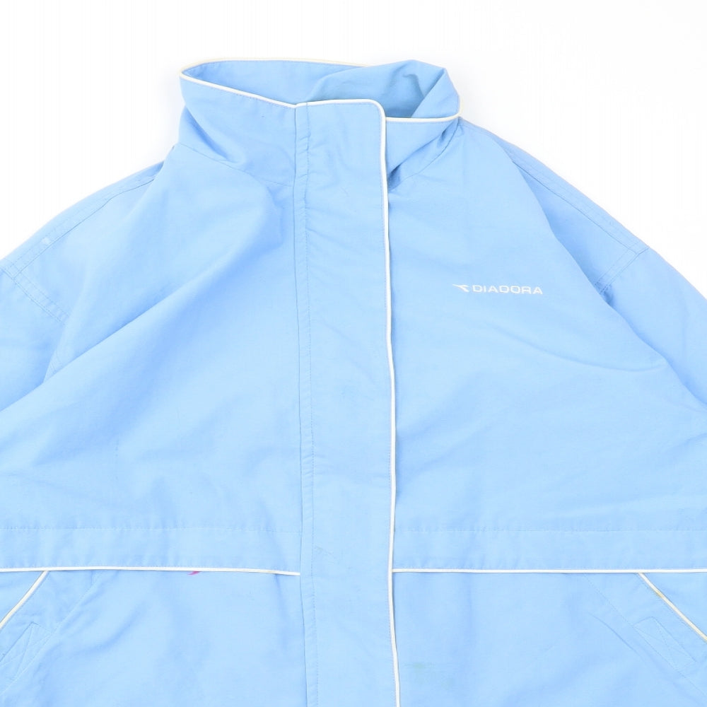 Diadora Womens Blue   Jacket Coat Size 12