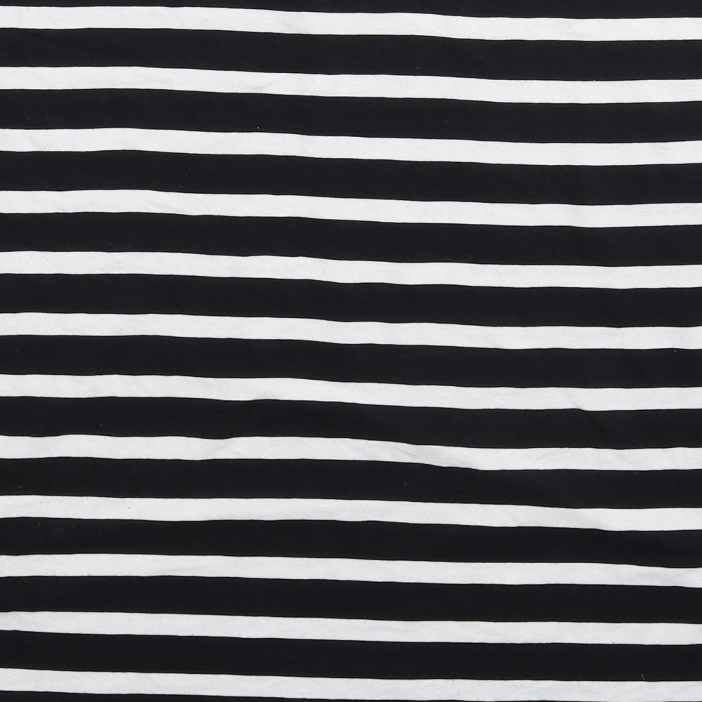 Atmosphere Womens Multicoloured Striped  Basic T-Shirt Size 8  - Oversized