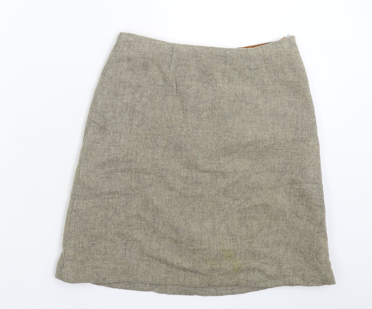 Preworn Womens Grey   A-Line Skirt Size 26 in