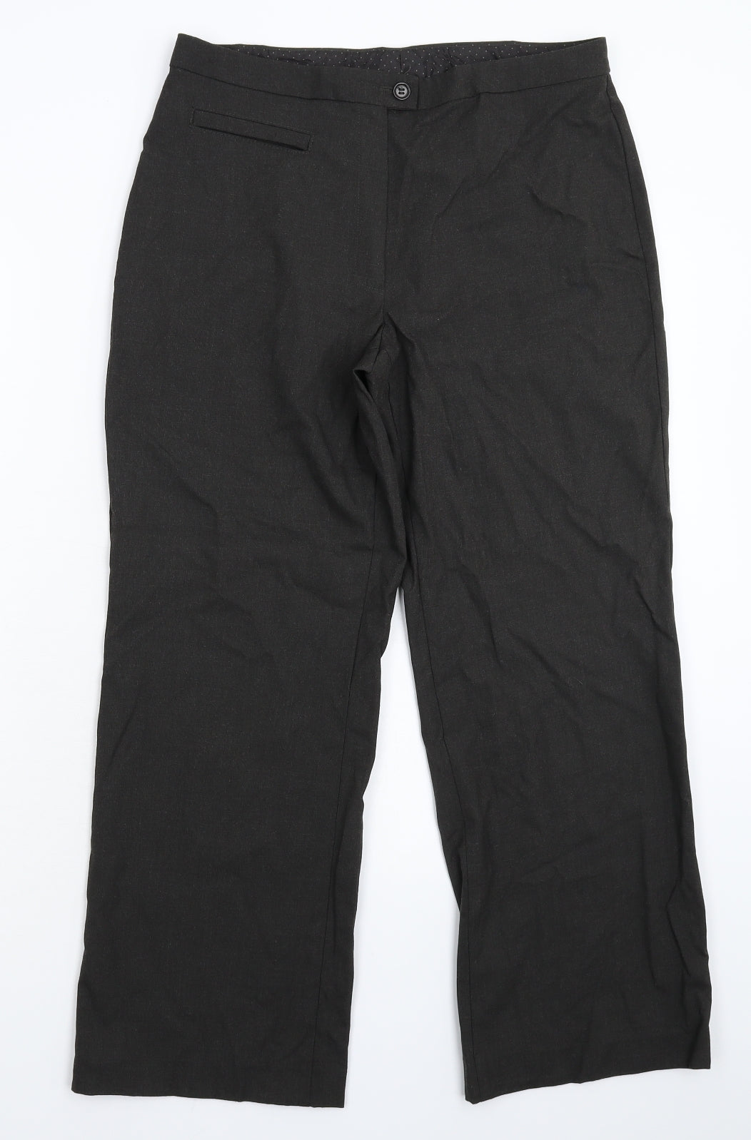Marks and Spencer Womens Grey   Trousers  Size 12 L26 in
