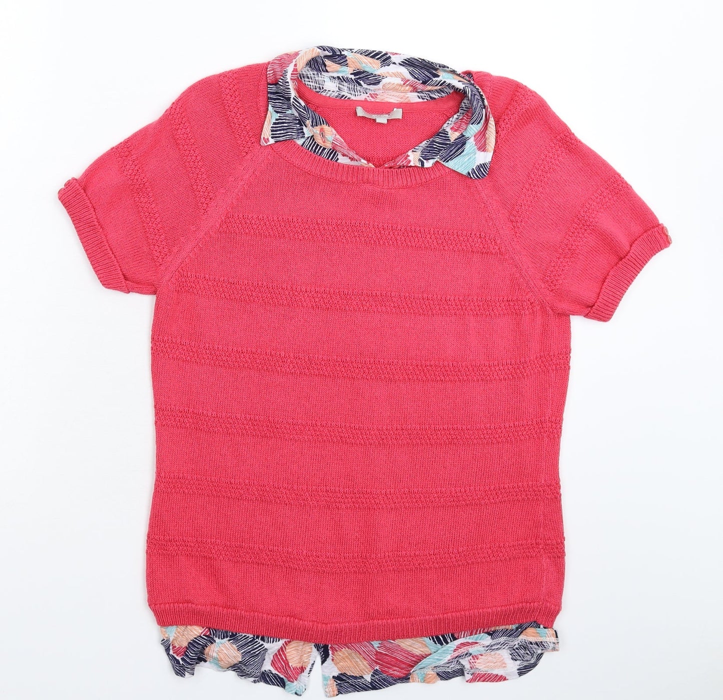 Per Una Womens Pink  Knit Pullover Jumper Size 12