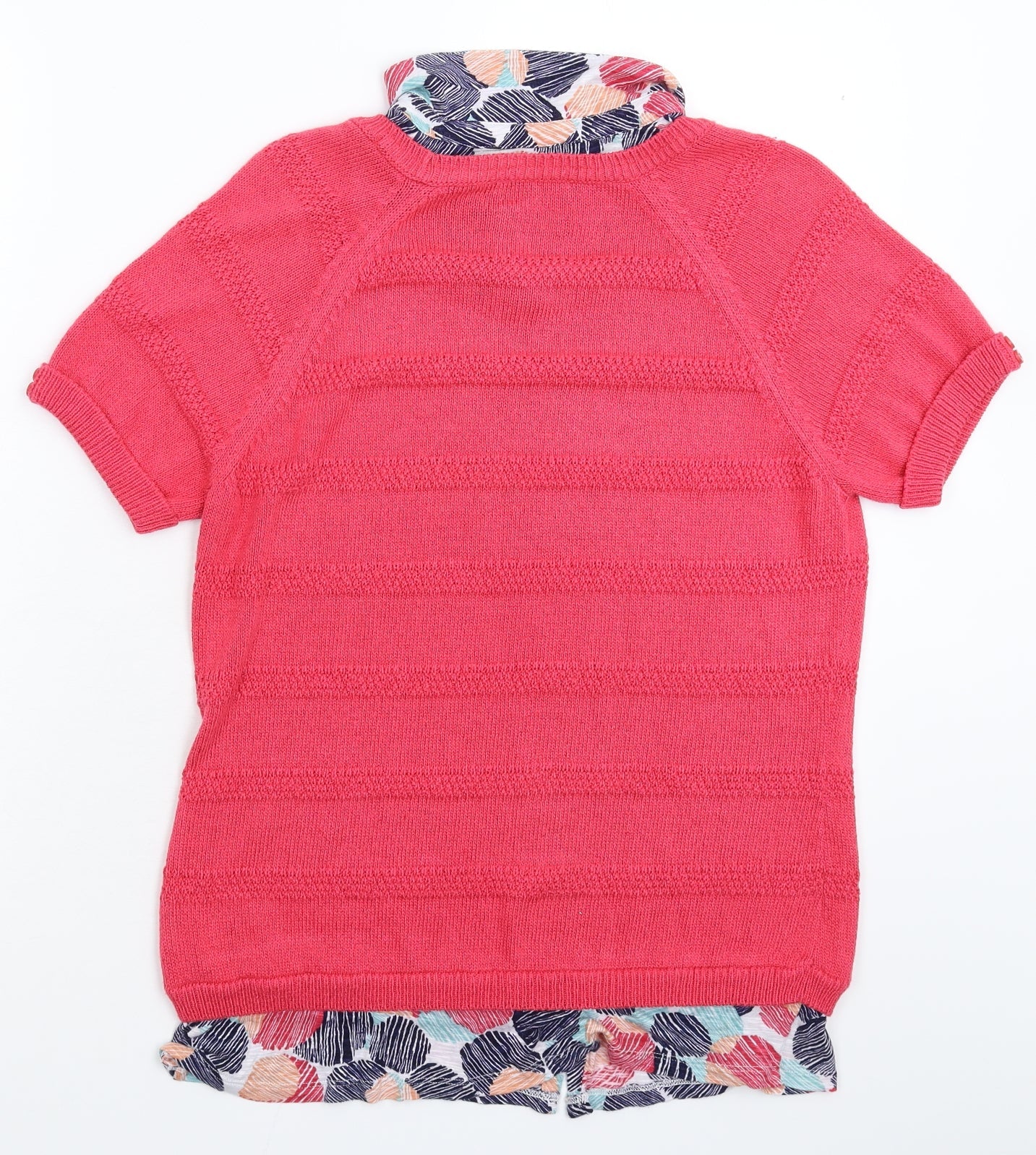 Per Una Womens Pink  Knit Pullover Jumper Size 12