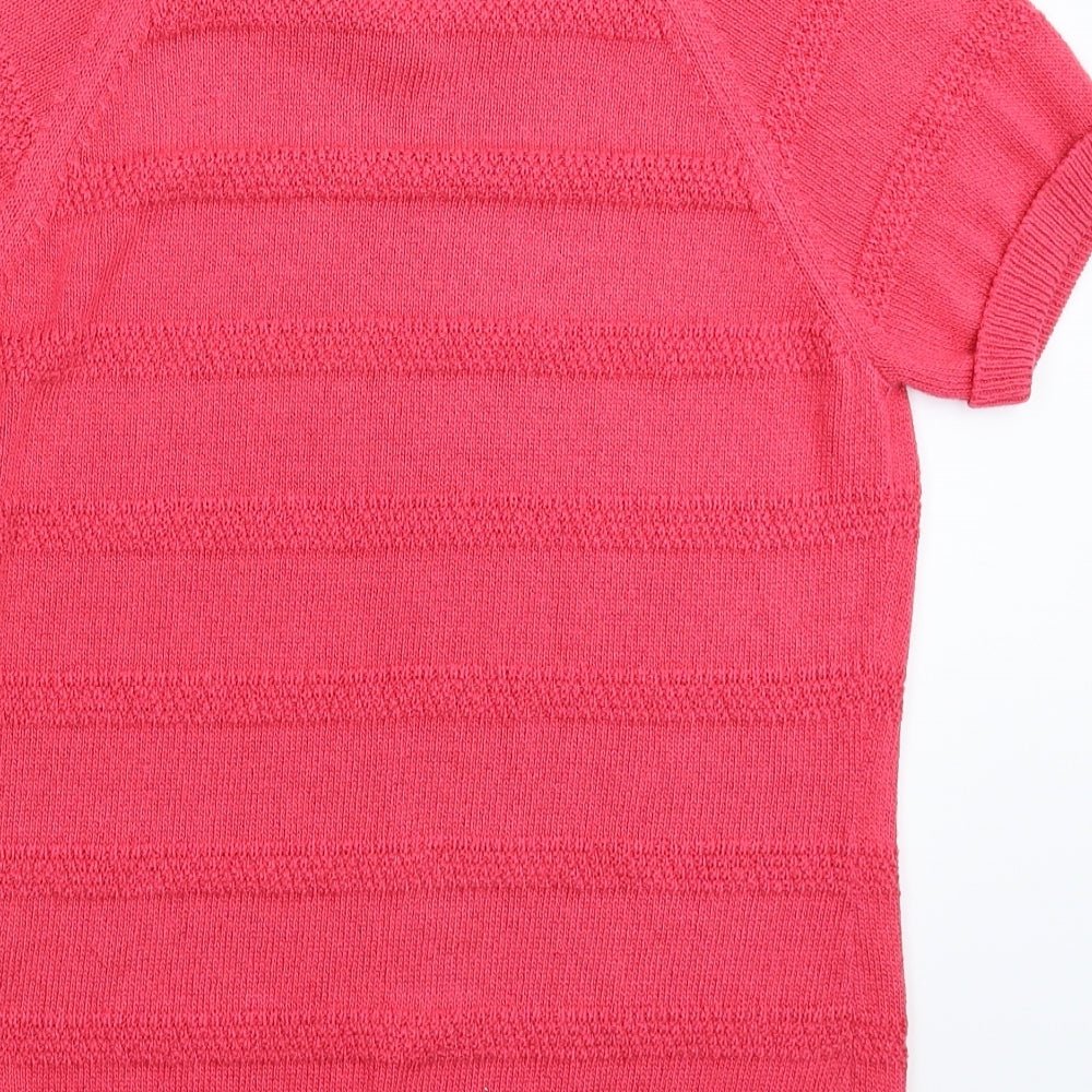 Per Una Womens Pink  Knit Pullover Jumper Size 12
