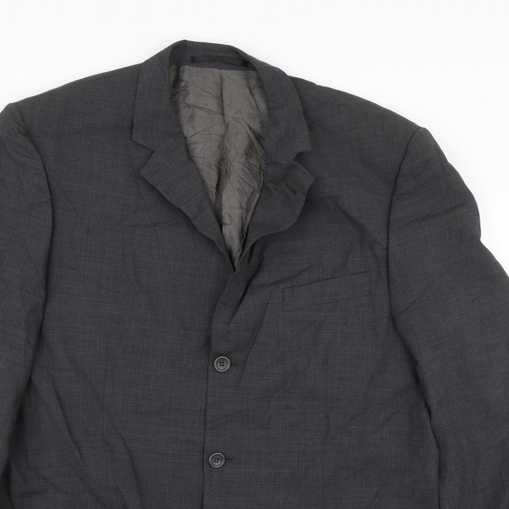 Mongotto Mens Grey   Jacket Suit Size 46