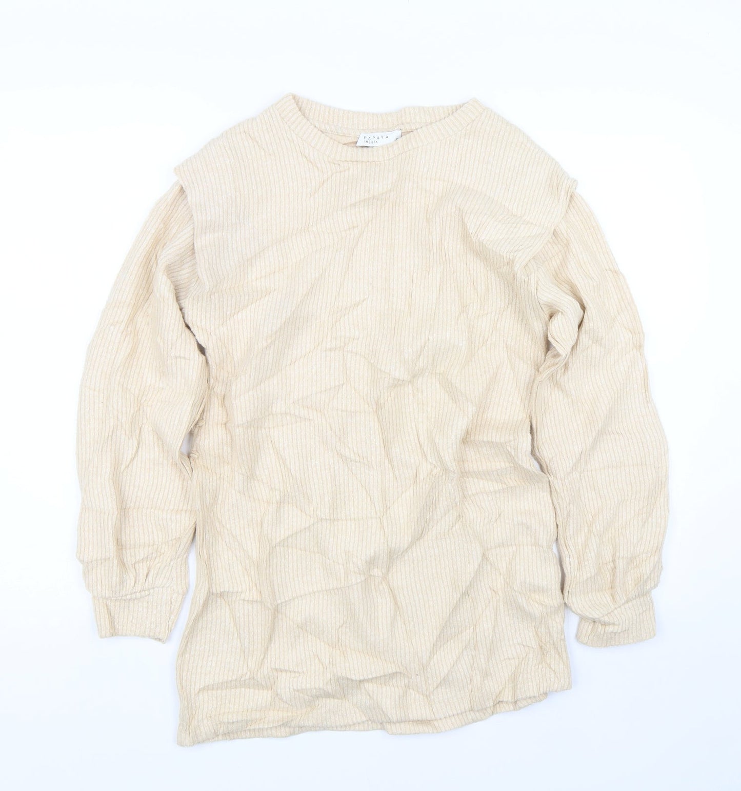 Papaya Womens Beige   Pullover Jumper Size 10