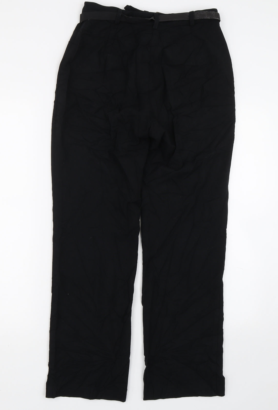 M&S Womens Black   Trousers  Size 10 L27 in