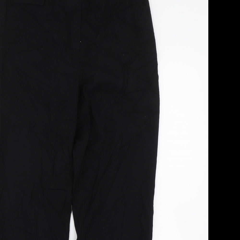 M&S Womens Black   Trousers  Size 10 L27 in