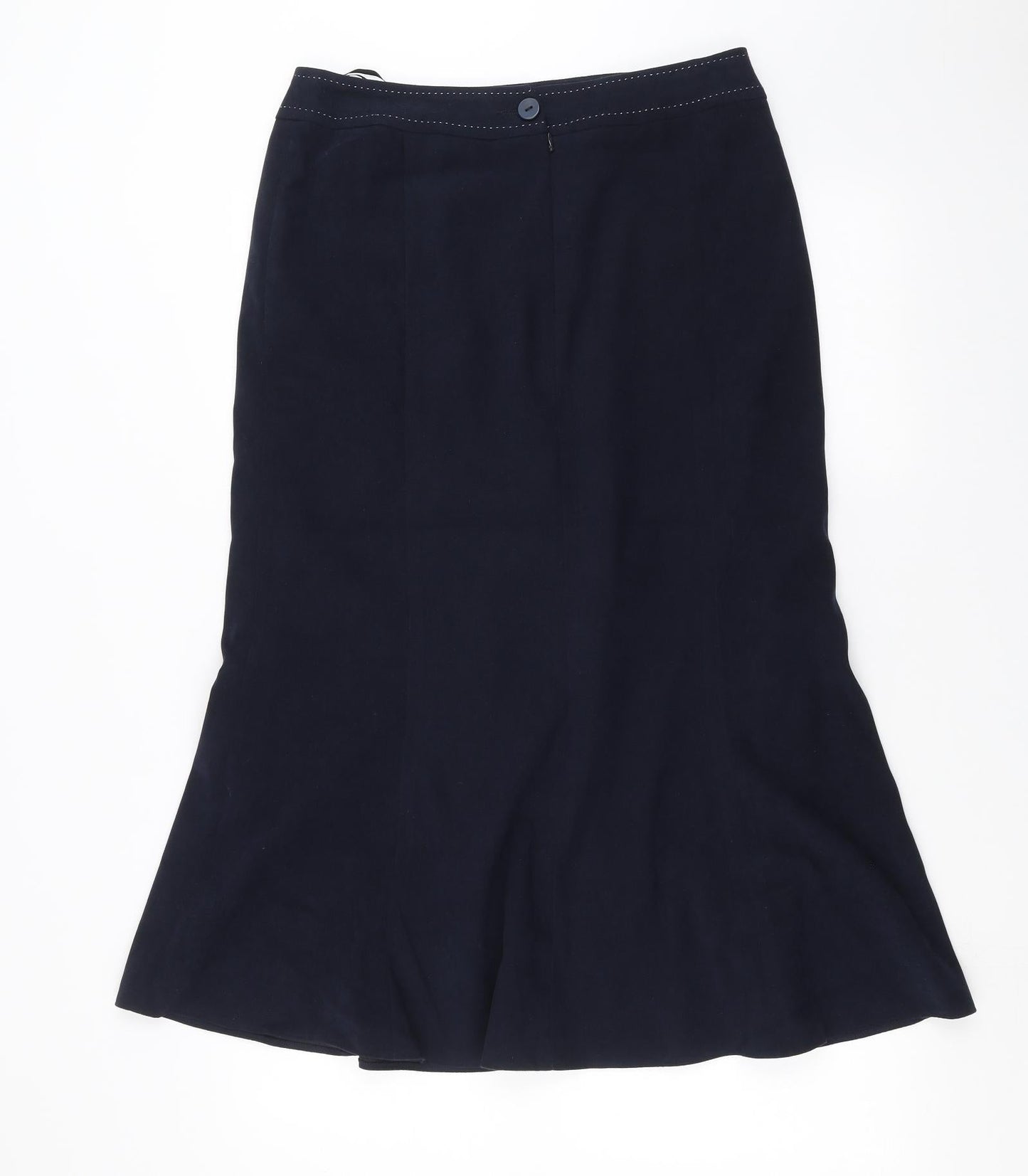 BERKETEX Womens Blue   Trumpet Skirt Size 12