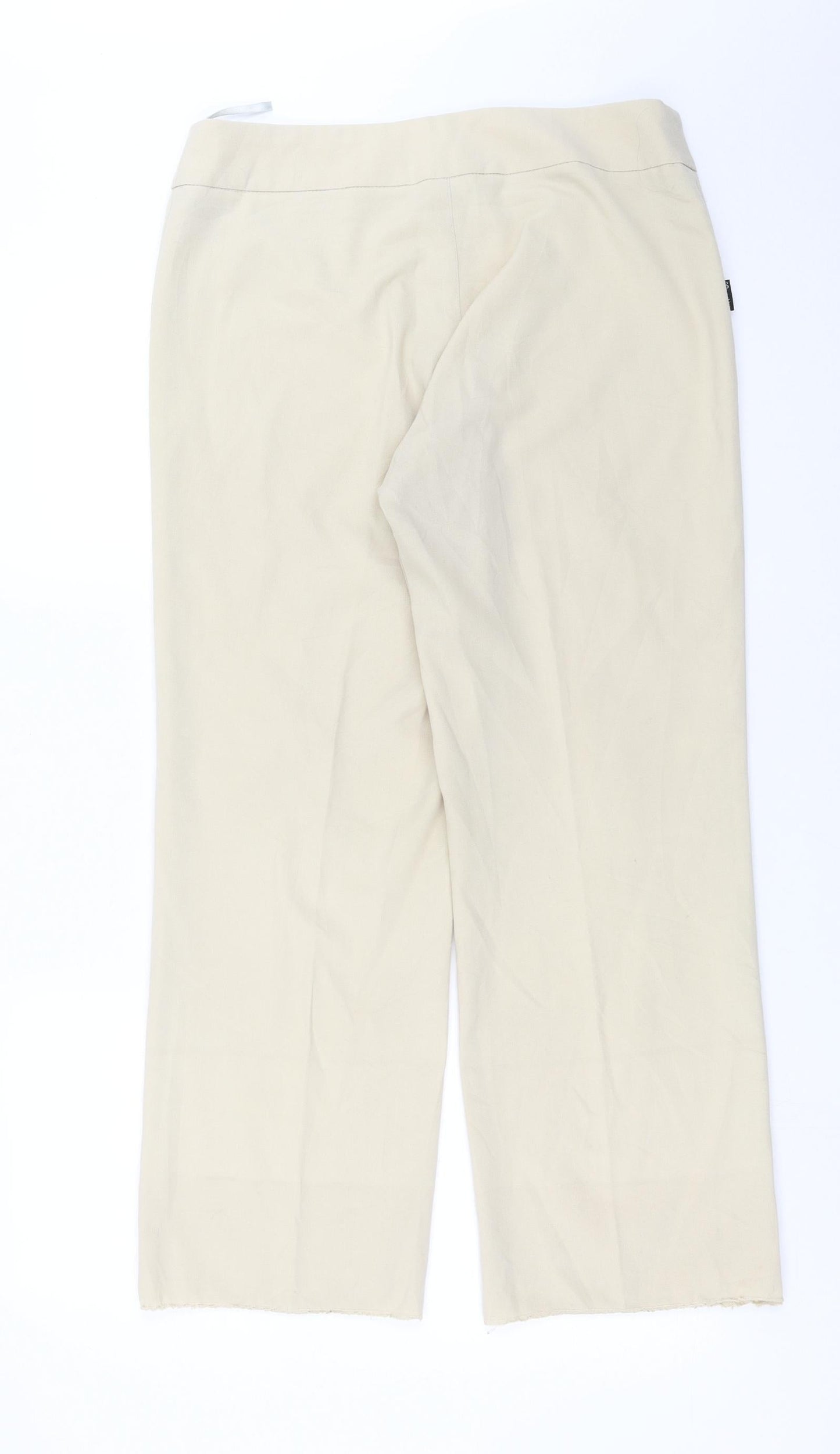 BOGTEX Womens Beige   Trousers  Size 14 L27 in
