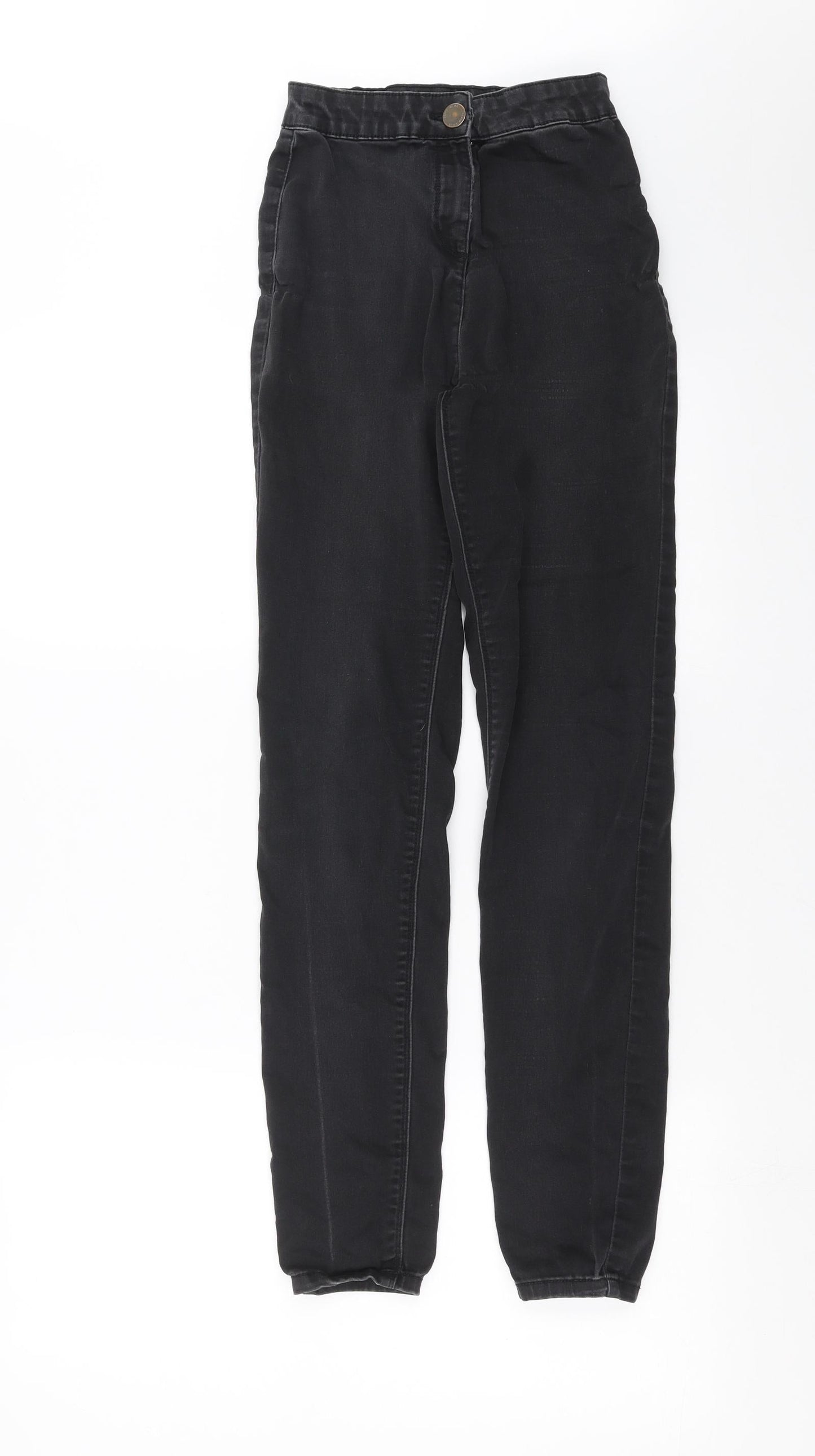 Matalan Womens Grey  Denim Skinny Jeans Size 8 L28 in