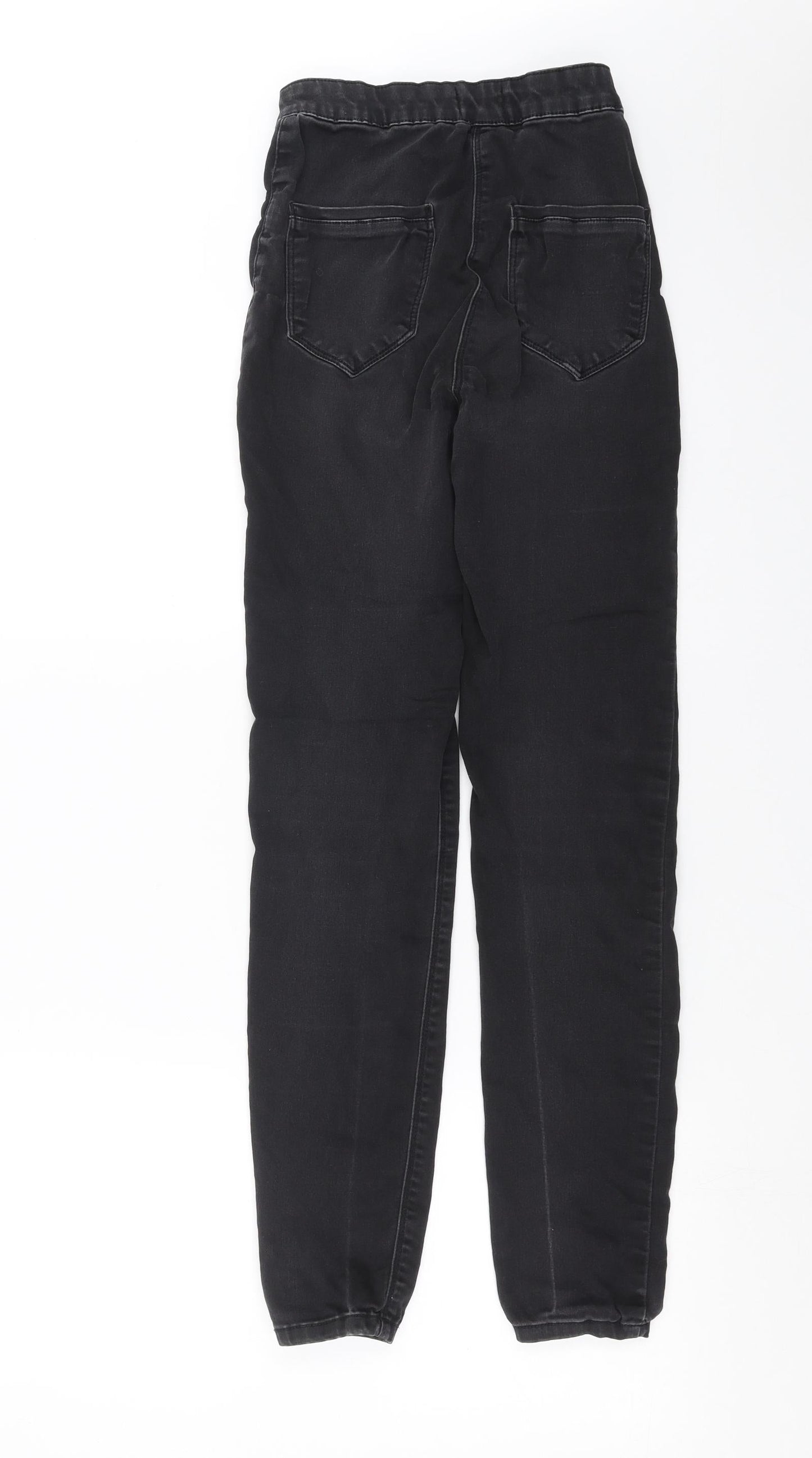 Matalan Womens Grey  Denim Skinny Jeans Size 8 L28 in