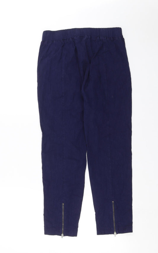 British india Womens Blue   Trousers  Size 30 in L25 in