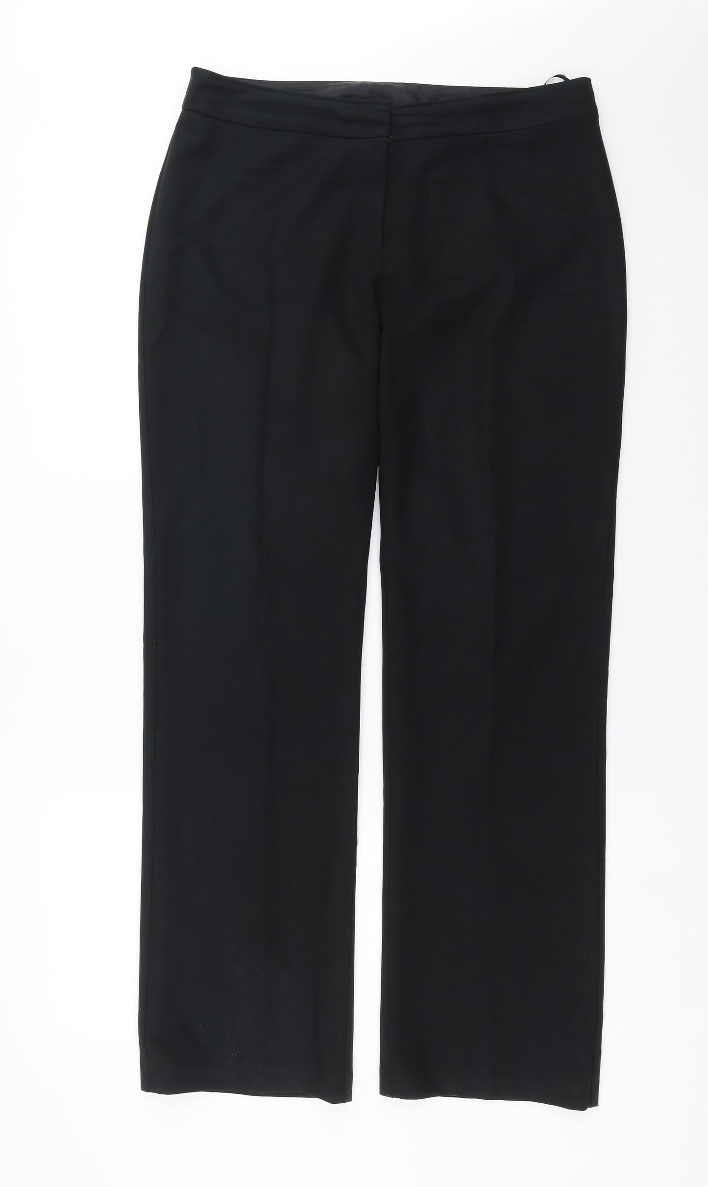 BHS Womens Black   Trousers  Size 12 L31 in