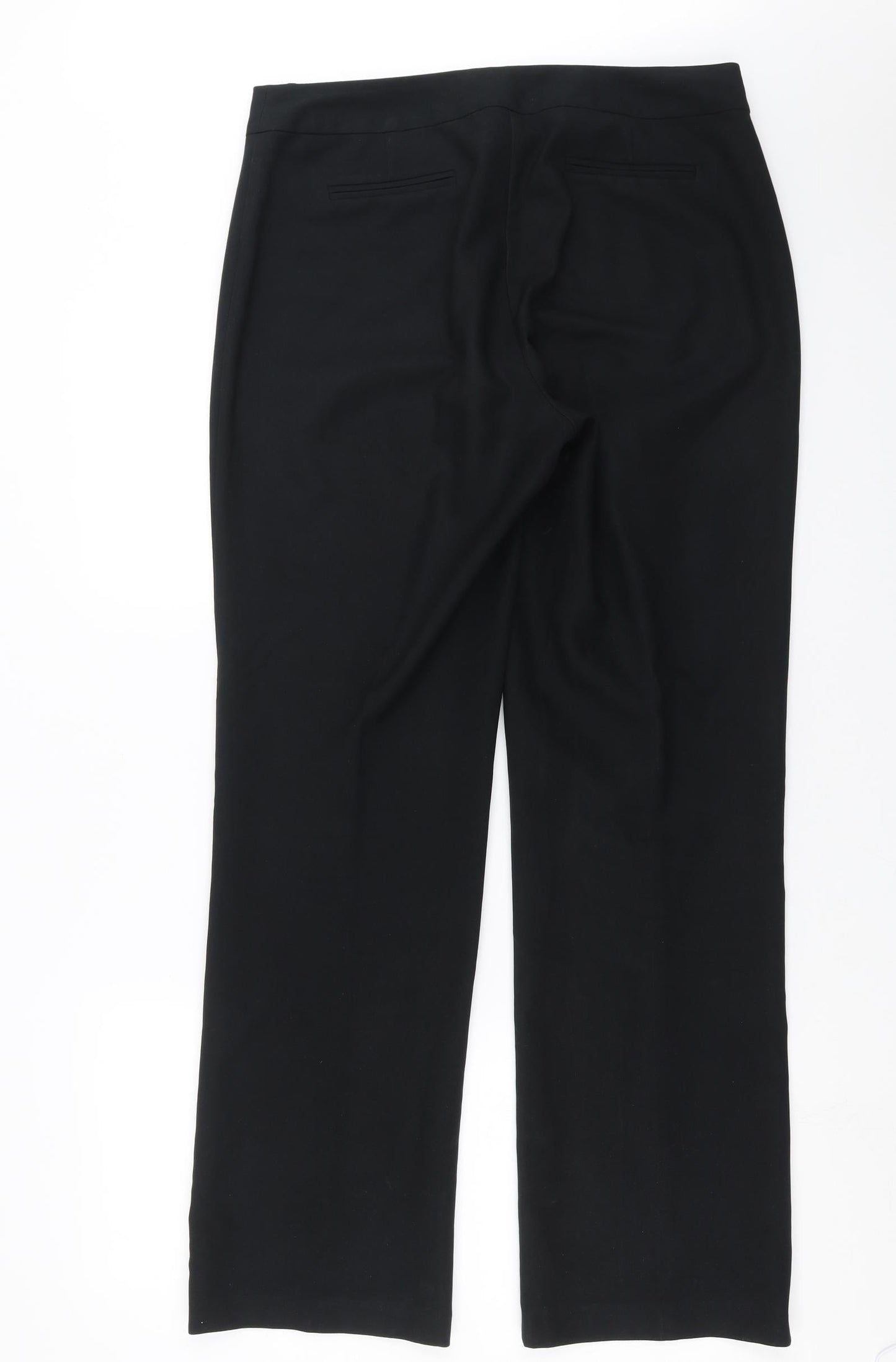 BHS Womens Black   Trousers  Size 12 L31 in