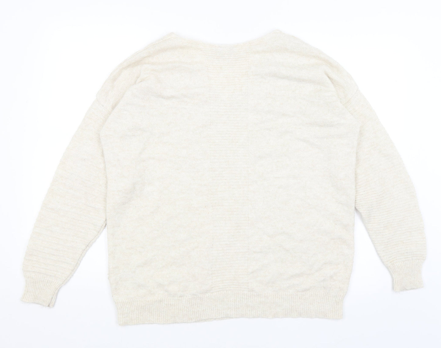 Topshop Womens Beige   Pullover Jumper Size S