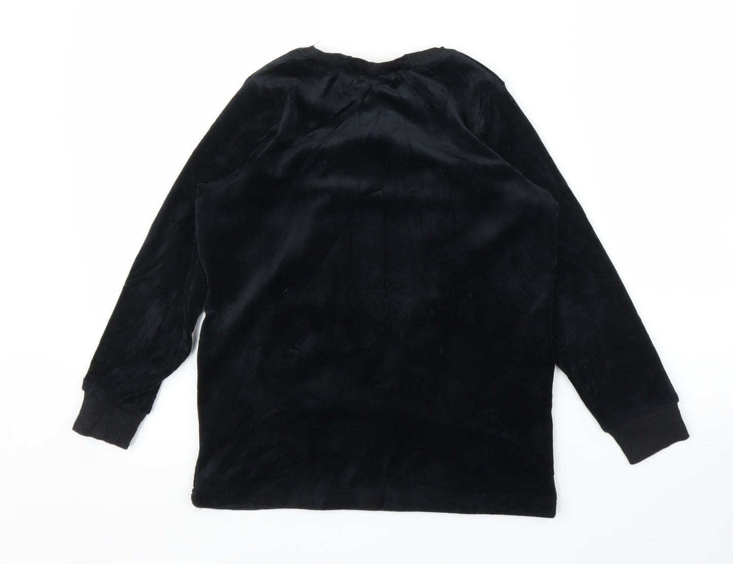 Matalan Boys Black  Velvet Pullover Jumper Size 11 Years  - Star Wars