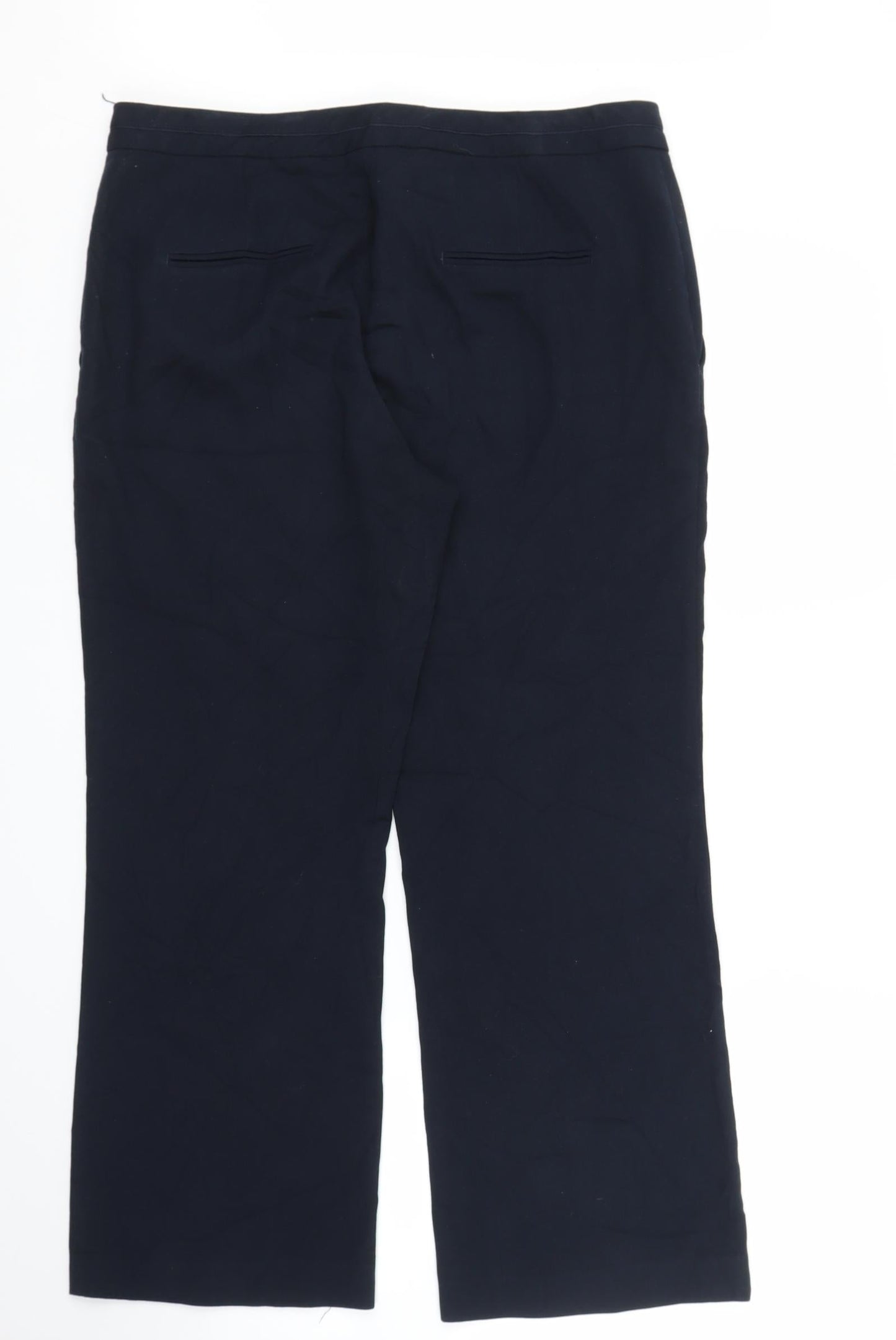 NEXT Womens Blue   Trousers  Size 14 L25 in