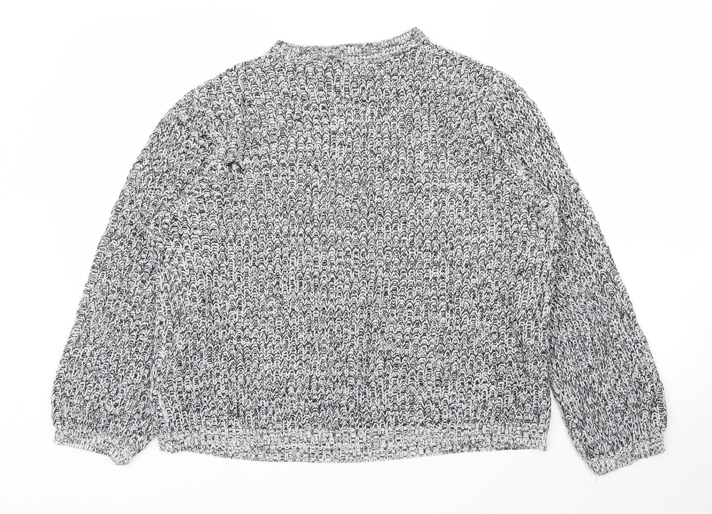 Peacocks Womens Grey   Pullover Jumper Size M
