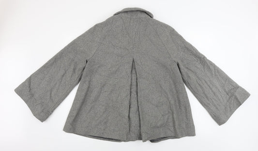 M&Co Womens Grey   Jacket Coat Size 12