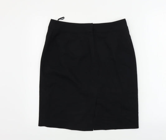 Hennes  Womens Black Paisley  Bandage Skirt Size 12