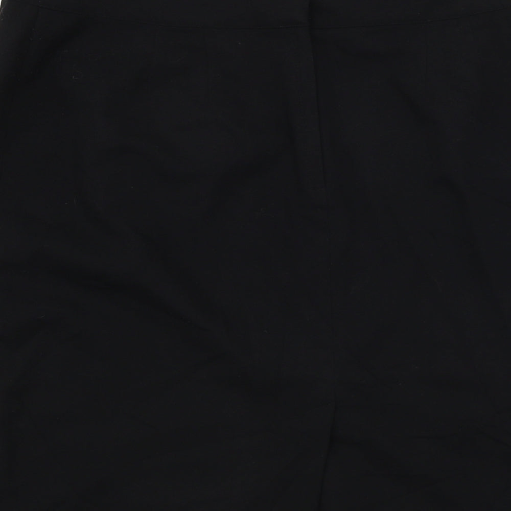 Hennes  Womens Black Paisley  Bandage Skirt Size 12
