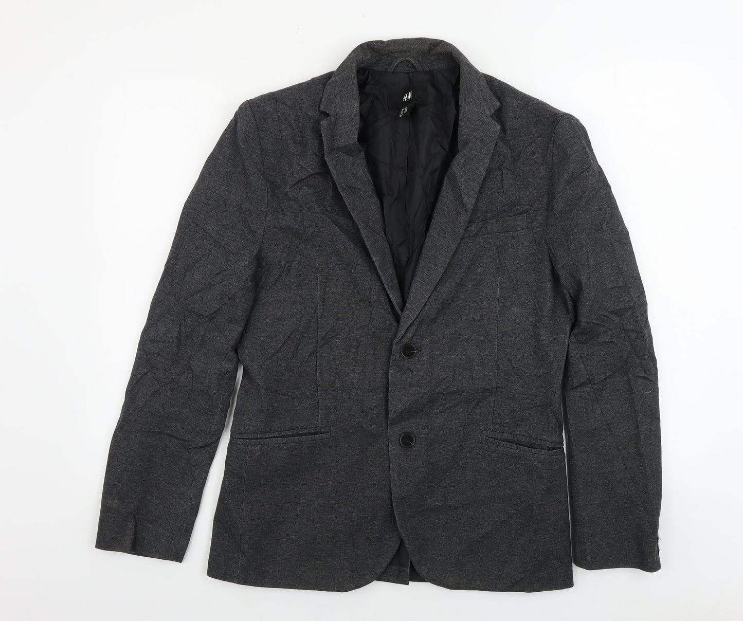 H&M Womens Grey   Jacket Blazer Size 10
