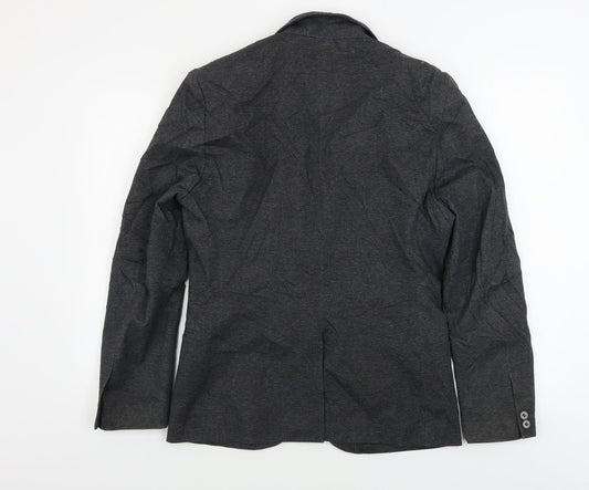 H&M Womens Grey   Jacket Blazer Size 10