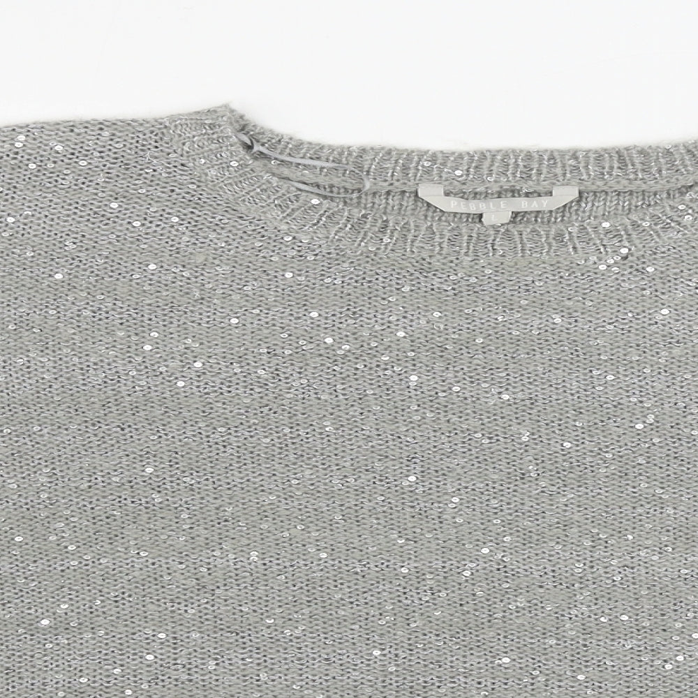 Pebble Bay  Womens Grey   Pullover Jumper Size L