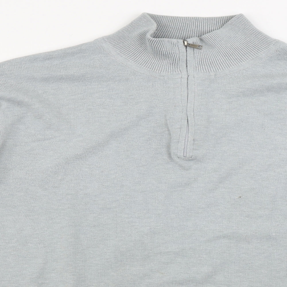 palm grave Womens Grey   Henley Jumper Size L