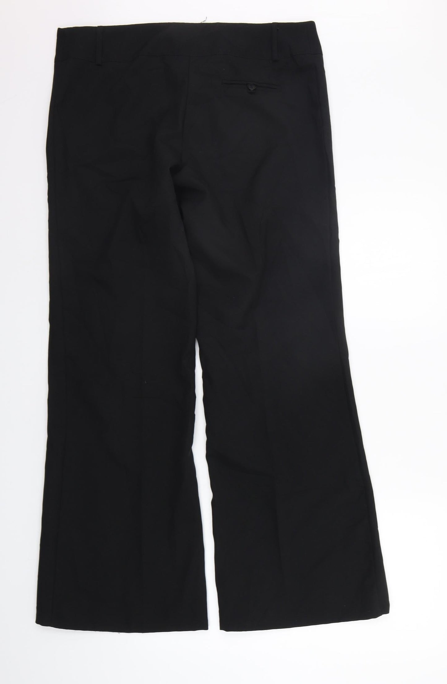 Internacionale Womens Black   Trousers  Size 14 L30 in
