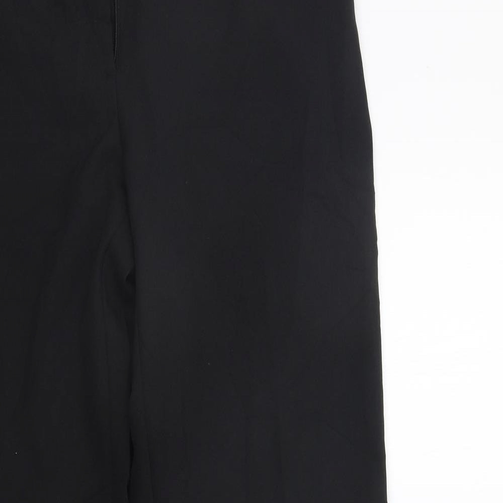 Internacionale Womens Black   Trousers  Size 14 L30 in