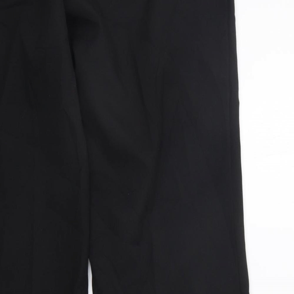 Internacionale Womens Black   Trousers  Size 14 L30 in