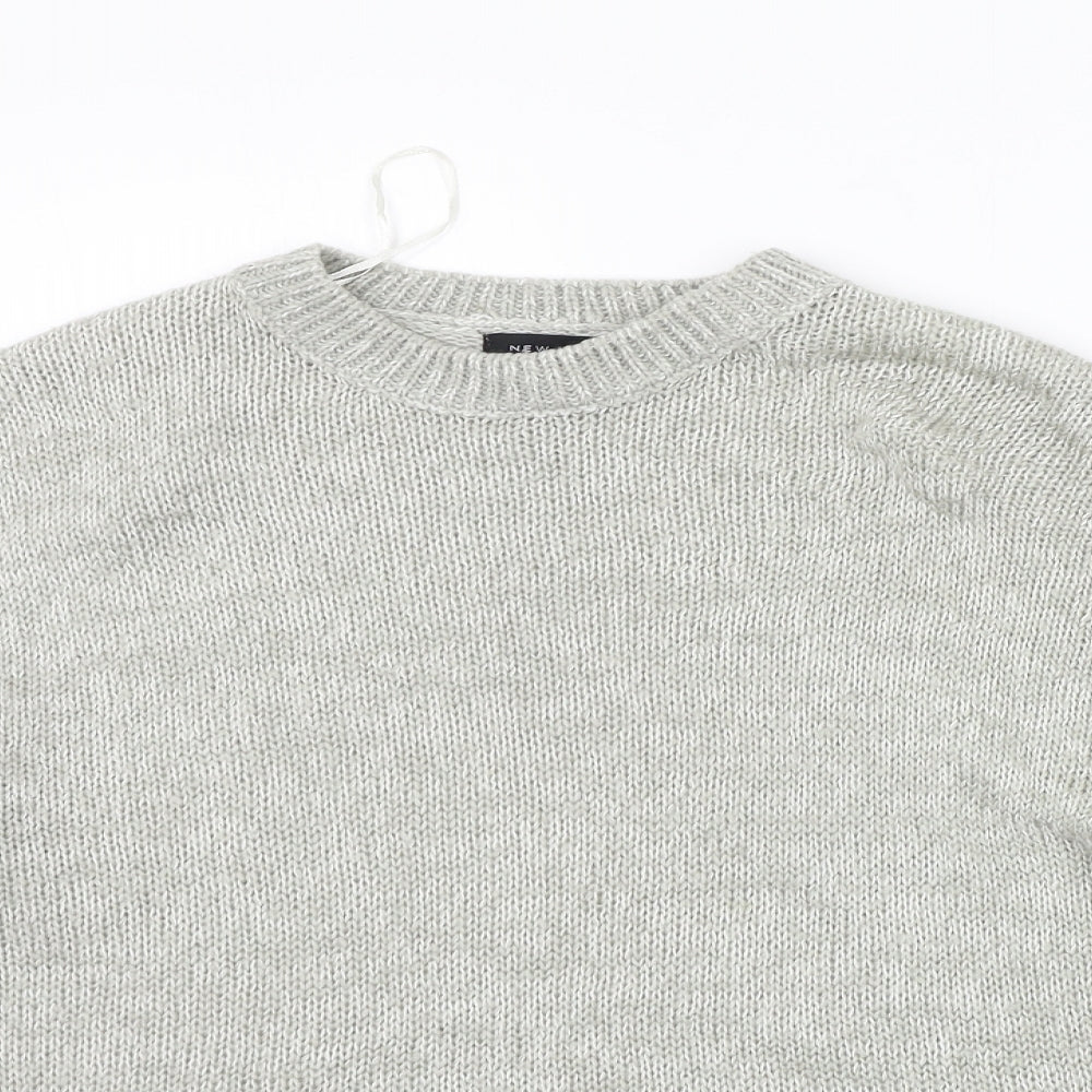 New Look Womens Grey   Pullover Jumper Size M
