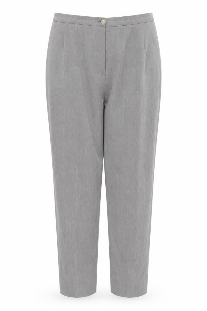 Front view of Paul Seperates women’s grey trousers, size UK 16, 25-inch leg