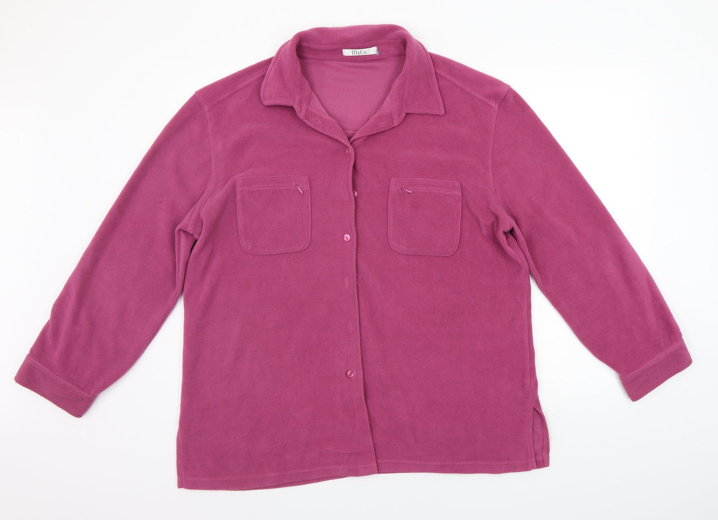 M&Co Womens Pink   Jacket Coat Size 2XL