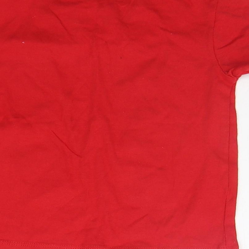 Babytown Boys Red   Basic Polo Size 12-18 Months  - CHRISTMAS