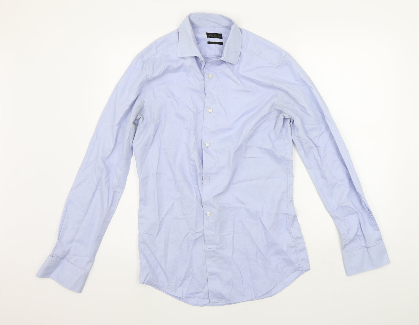 NEXT Mens Blue    Button-Up Size 15