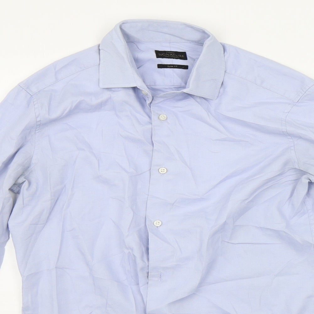 NEXT Mens Blue    Button-Up Size 15