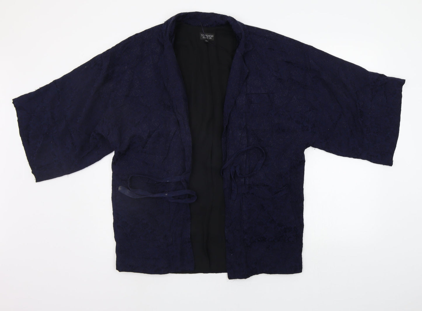 Topshop Womens Blue   Cardigan Jumper Size 6